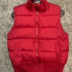 Red bubble vest
